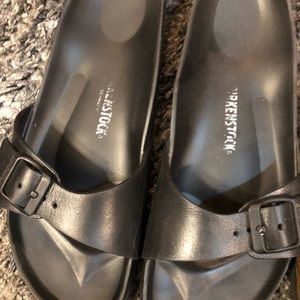 Three pairs of Birkenstock shoes size 40